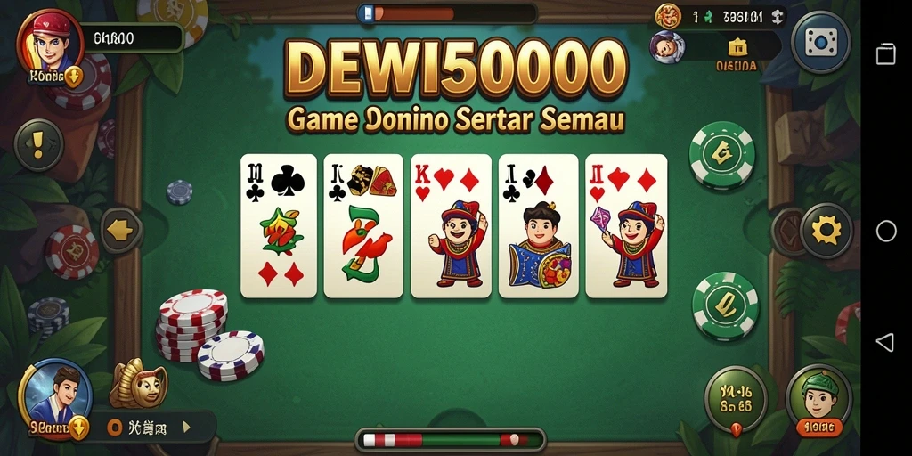 Tampilan gameplay DEWI5000 yang mengasyikkan dan interaktif.