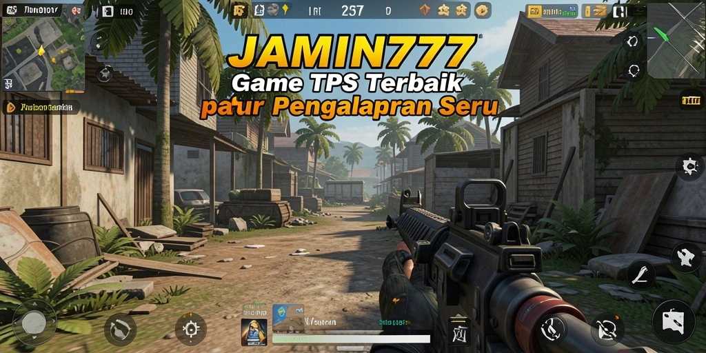 Tampilan gameplay seru dengan aksi menembak di JAMIN777.