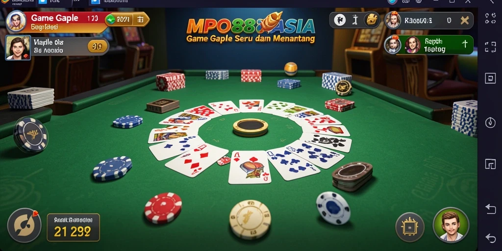 Gameplay seru Gaple di MPO88ASIA penuh tantangan.