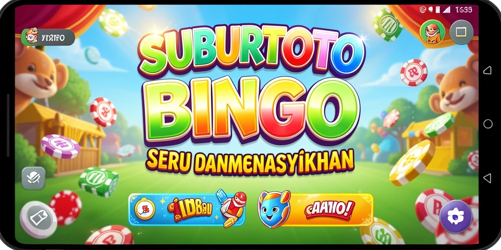 Screenshot gameplay SUBURTOTO yang menunjukkan suasana seru bermain Bingo.